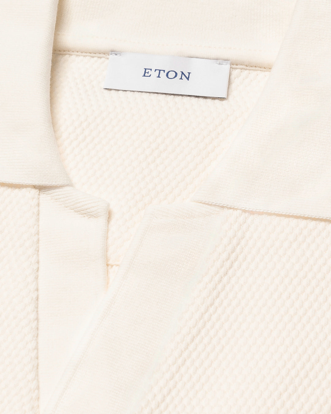 Eton Polo Riva kraag – Room -98% katoen, 2% elastaan-HEREN POLO'S & T-SHIRTS-Room