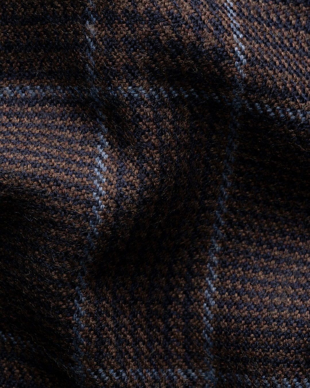 Eton Prince Of Wales Merino Wollen Sjaal – Blauw-100% merino wol-HEREN ACCESSOIRES-Blauw