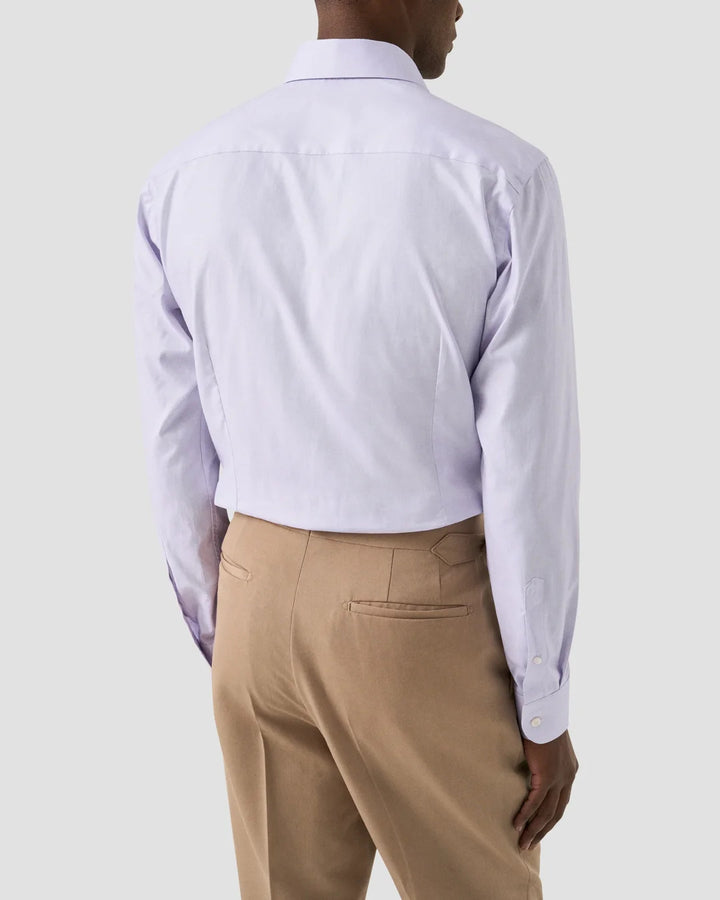 Eton Signature Oxford Contemporary Shirt – Paars-100% katoen-HEREN SHIRTS-Paars