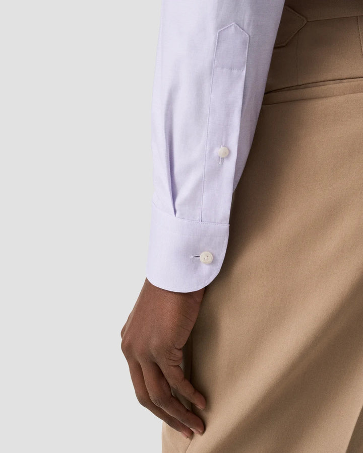Eton Signature Oxford Contemporary Shirt – Paars-100% katoen-HEREN SHIRTS-Paars