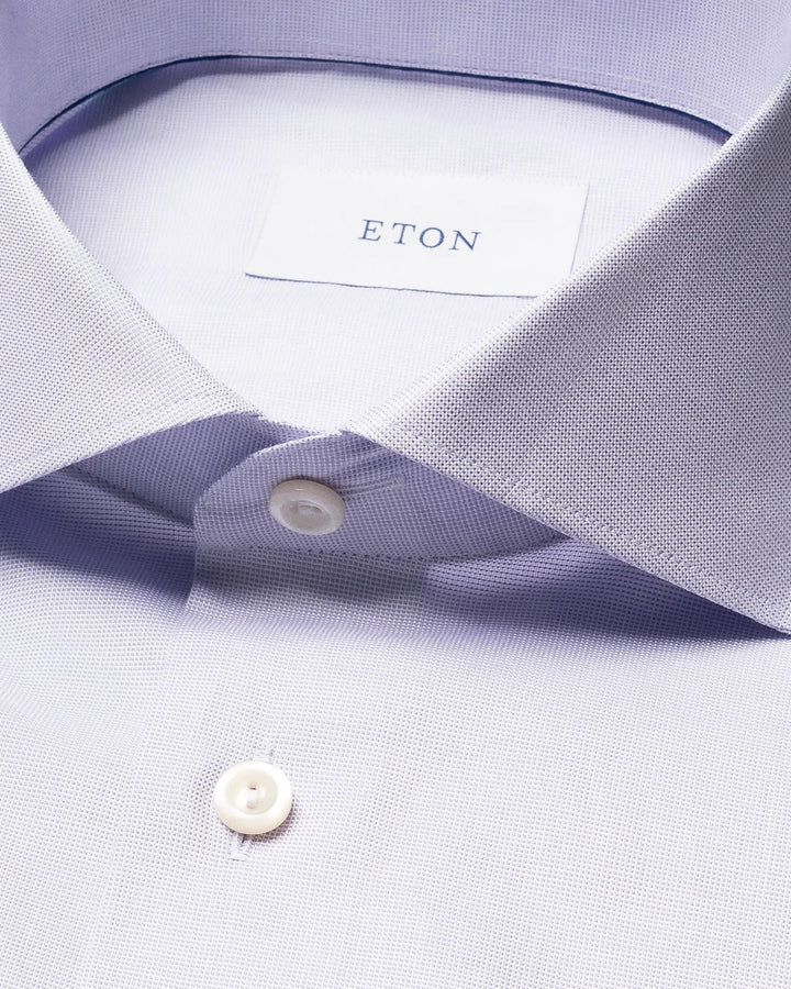Eton Signature Oxford Contemporary Shirt – Paars-100% katoen-HEREN SHIRTS-Paars