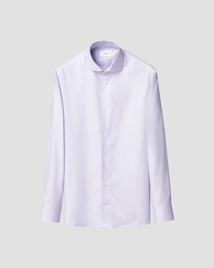 Eton Signature Oxford Contemporary Shirt – Paars-100% katoen-HEREN SHIRTS-Paars