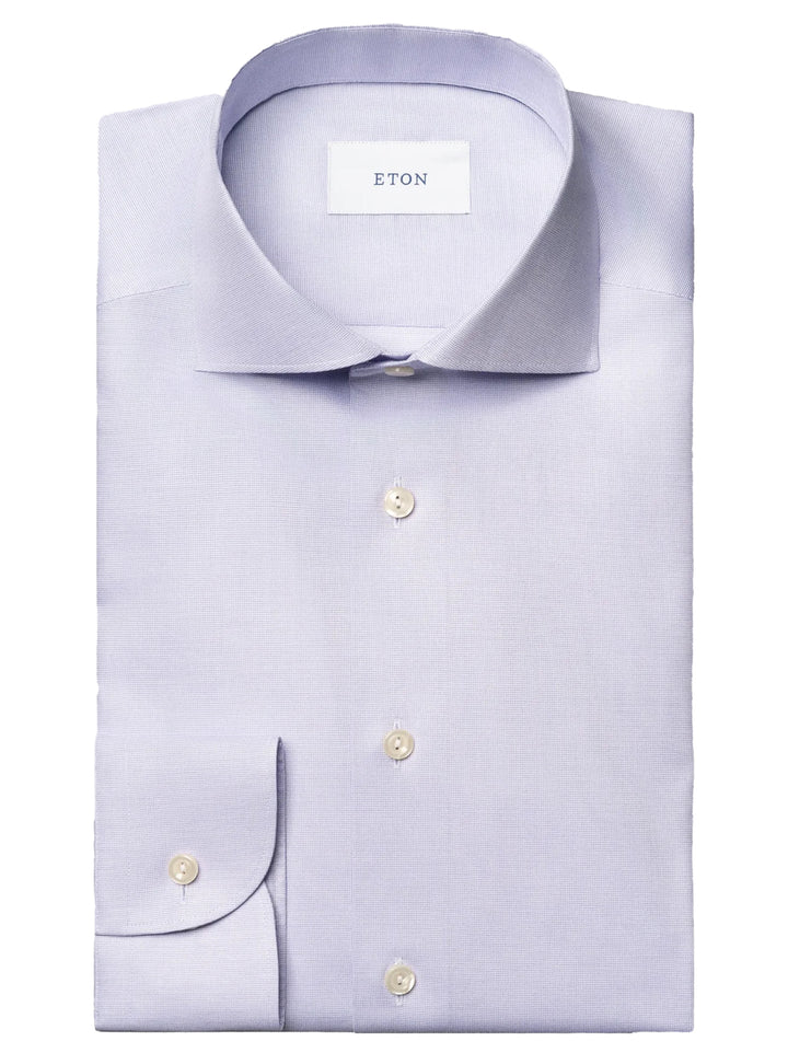 Eton Signature Oxford Contemporary Shirt – Paars-100% katoen-HEREN SHIRTS-Paars