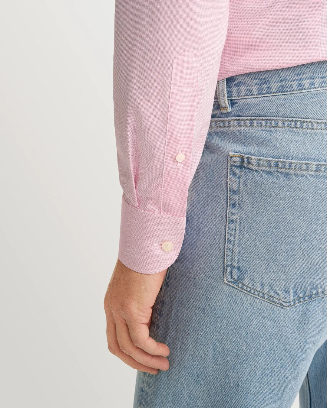 Eton Signature Oxford Contemporary Shirt – Roze-100% katoen-HEREN SHIRTS-Roze