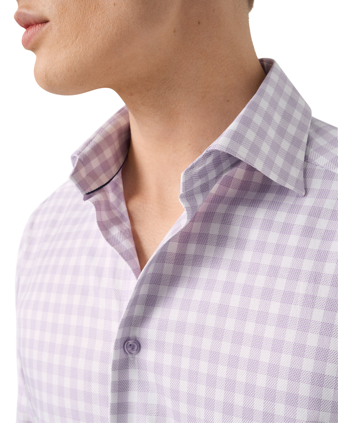 Eton Signature Twill Shirt Contemporary fit-100% katoen-HEREN SHIRTS-Paars
