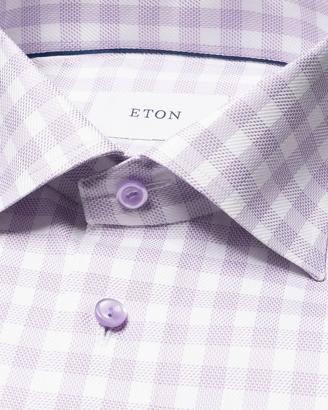 Eton Signature Twill Shirt Contemporary fit-100% katoen-HEREN SHIRTS-Paars