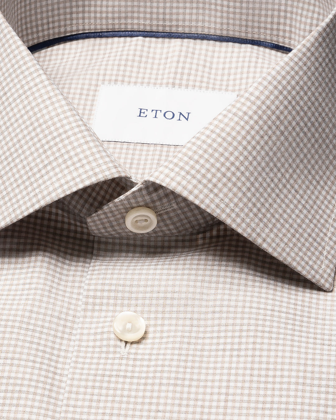 Eton – Slim Fit Business Shirt Beige-100% katoen-HEREN SHIRTS-Beige