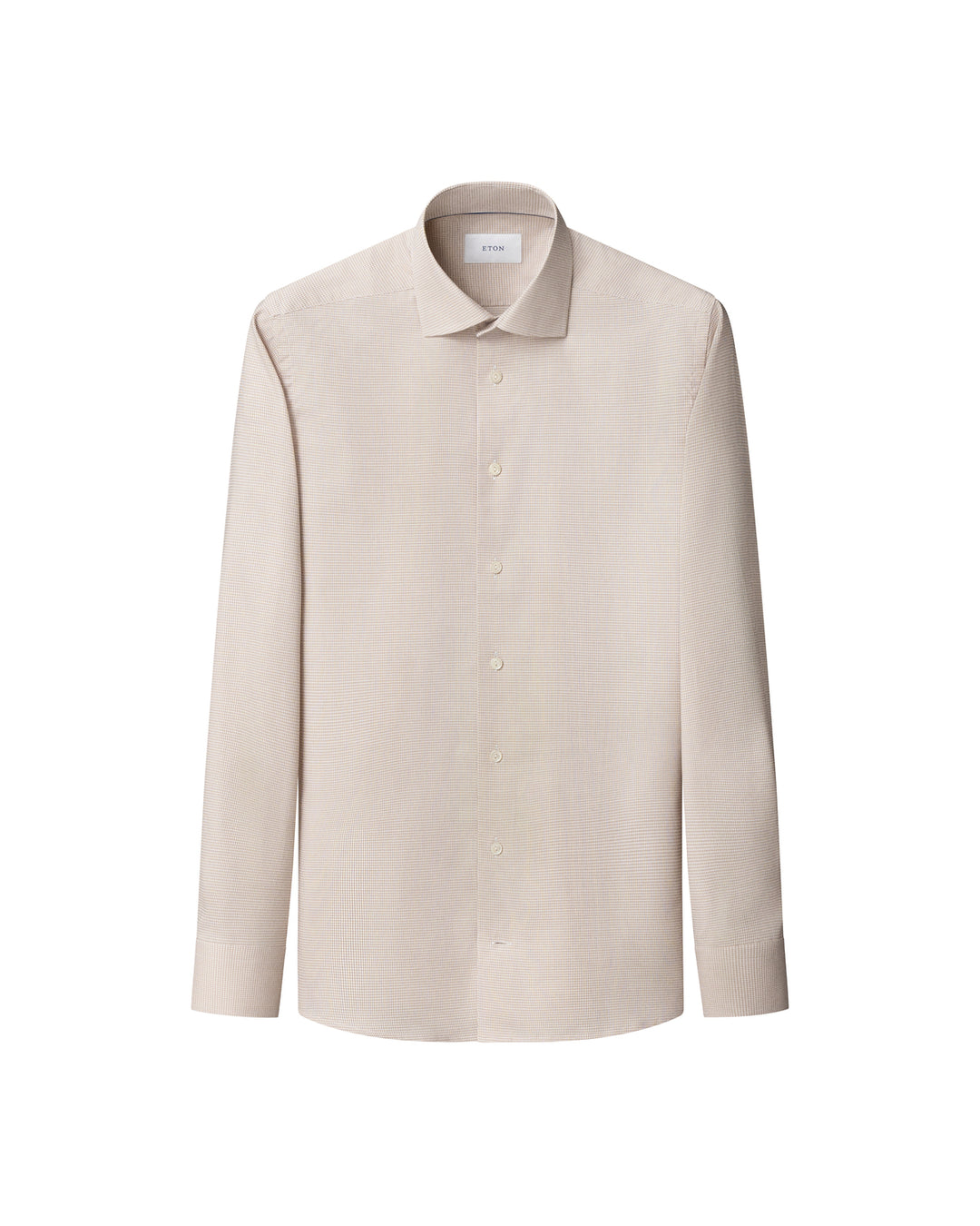 Eton – Slim Fit Business Shirt Beige-100% katoen-HEREN SHIRTS-Beige