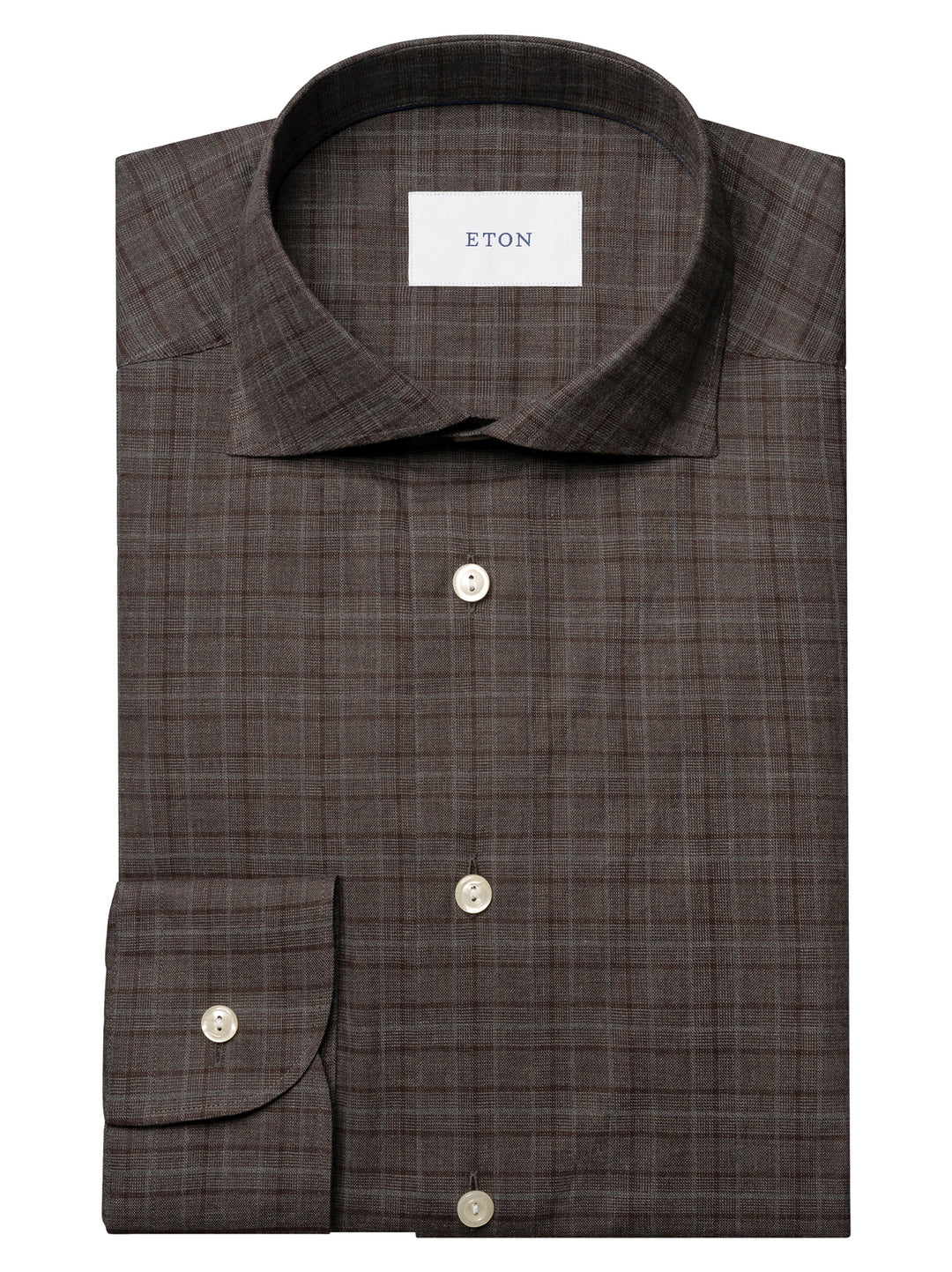 Eton – Slim Fit Business Shirt Rood-100% katoen-HEREN SHIRTS-Rood