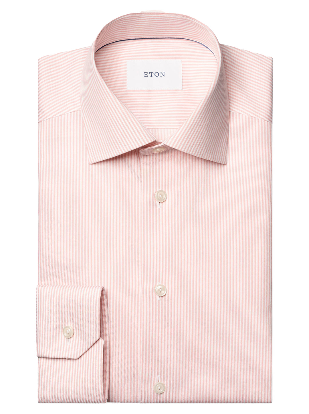  Eton Slim fit overhemd-56% katoen, 43% lyocell, 1% elasthaan-HEREN SHIRTS-Roze