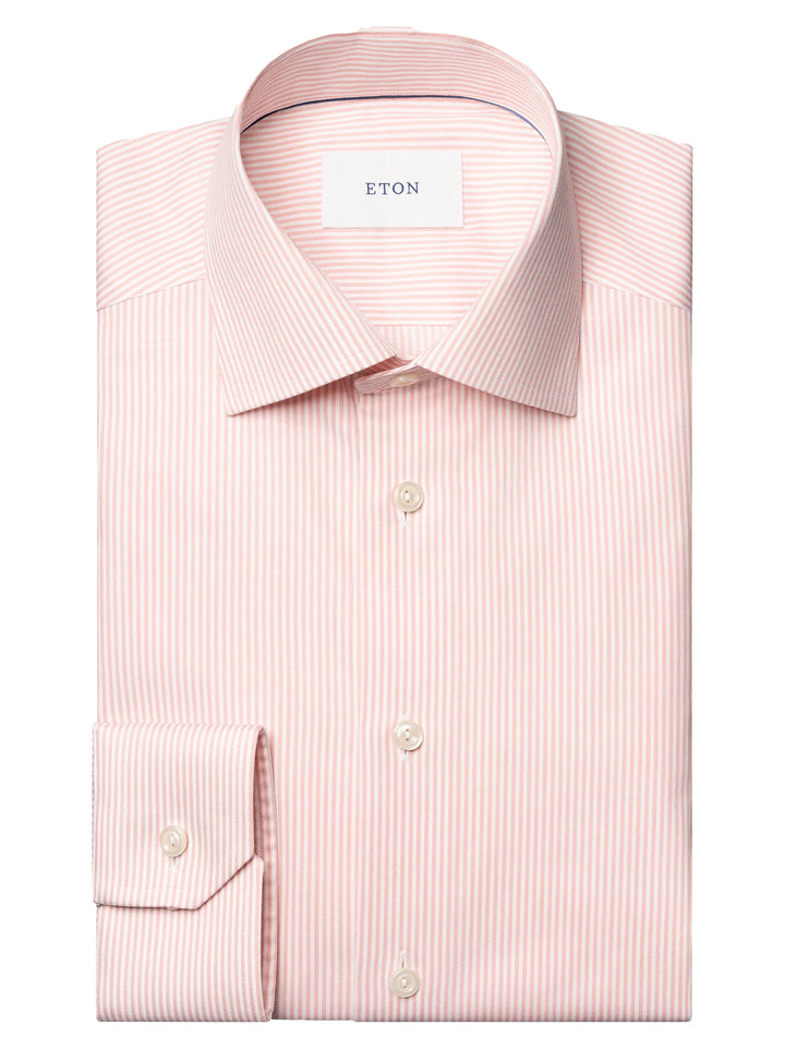  Eton Slim fit overhemd-56% katoen, 43% lyocell, 1% elasthaan-HEREN SHIRTS-Roze