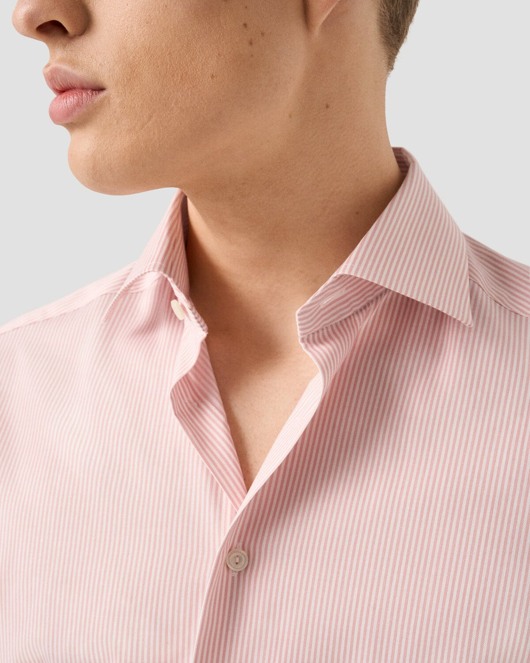  Eton Slim fit overhemd-56% katoen, 43% lyocell, 1% elasthaan-HEREN SHIRTS-Roze