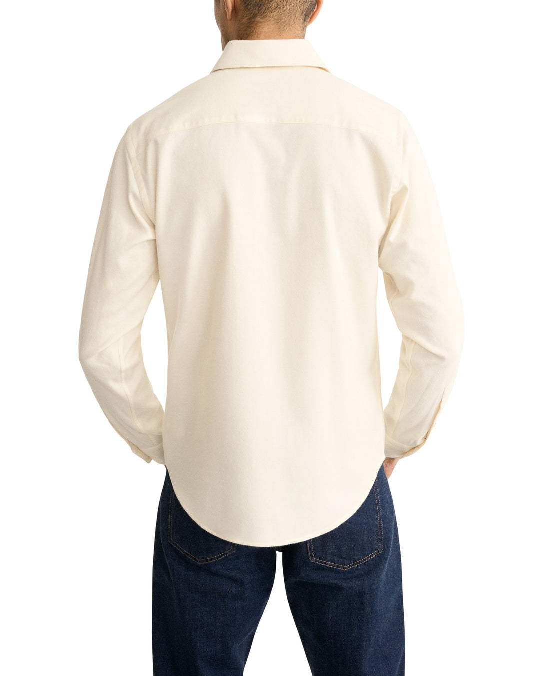 Eton Solid Flannel Shirt – Room-100% katoen-HEREN SHIRTS-Room