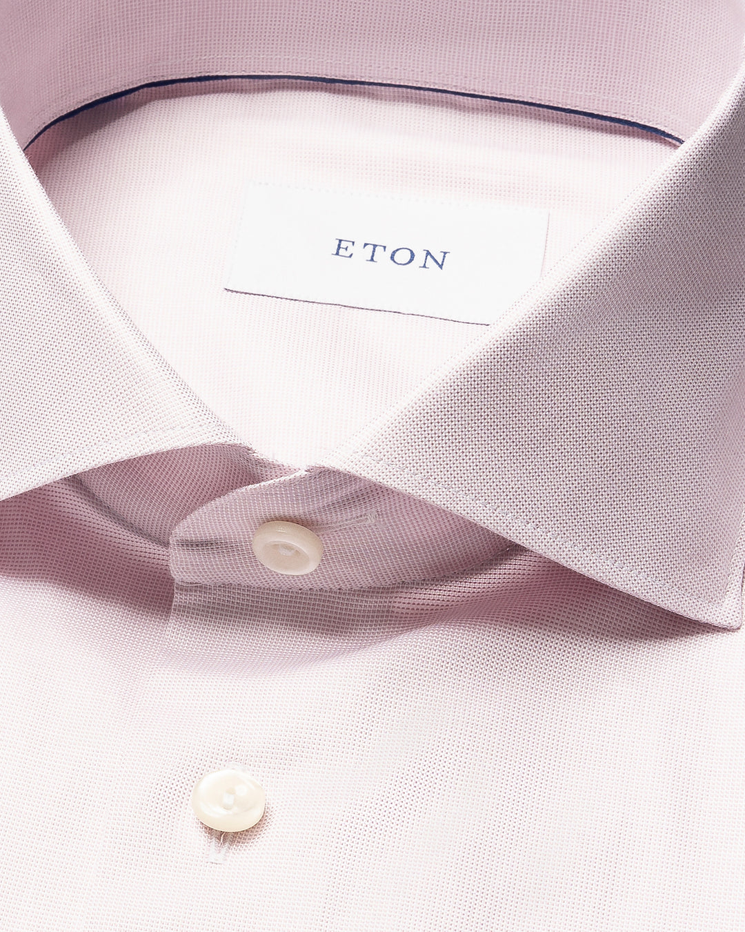 Eton Solid Signature Oxford Shirt Slim fit-100% katoen-HEREN SHIRTS-Roze