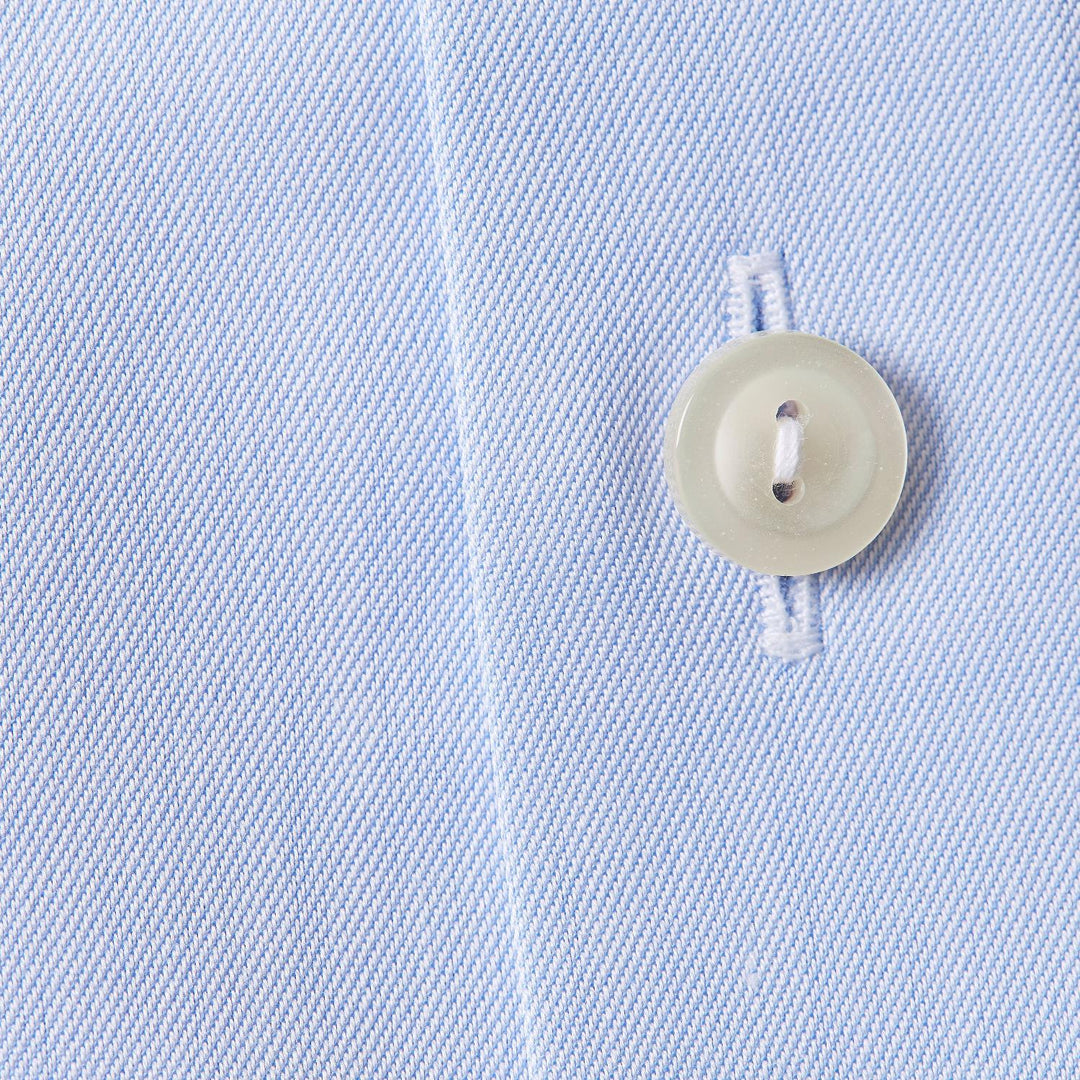 Eton super slim fit overhemd-100% katoen-HEREN SHIRTS-Blauw