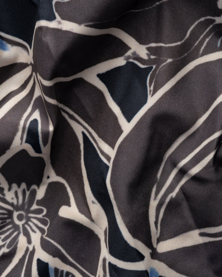 Eton Zwembroek Met Bloemenprint-100% polyester-HEREN BROEKEN-Grijs