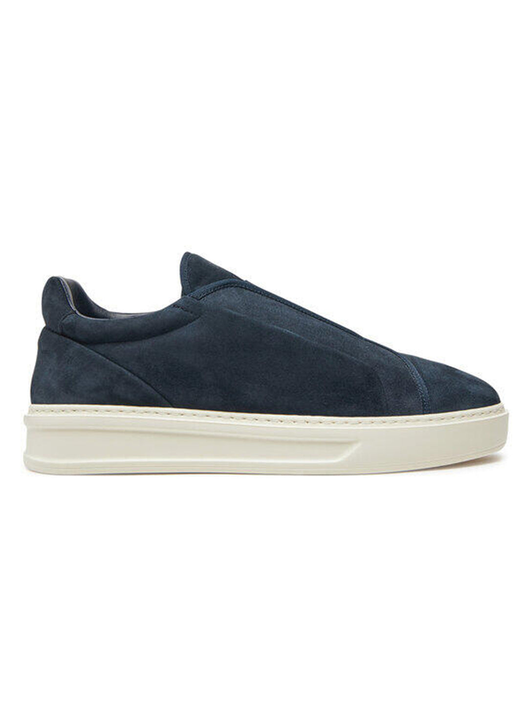 Fabi Suede Sneakers Vintage Navy-HEREN SCHOENEN & RIEMEN-Blauw