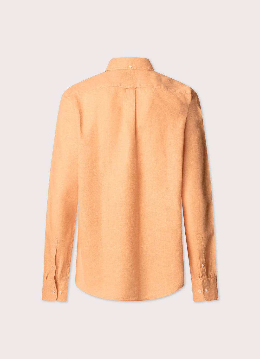 Faconnable regular fit linnen shirt-100% Linnen-HEREN SHIRTS-Oranje