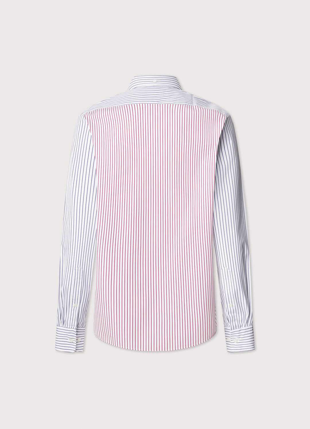 Faconnable regular fit poplin shirt-100% Katoen-HEREN SHIRTS-Rood