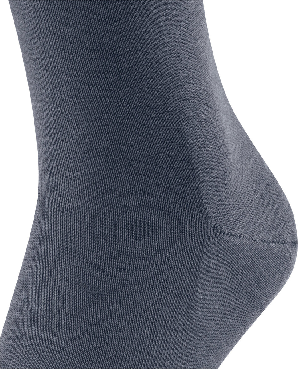 FALKE Airport Heren Sokken – Blauw-80% katoen, 20% polyamide-HEREN ONDERMODE-Blauw