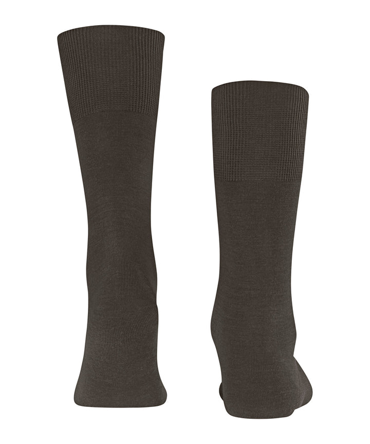 FALKE Airport Heren Sokken – Bruin-80% katoen, 20% polyamide-HEREN ONDERMODE-Bruin