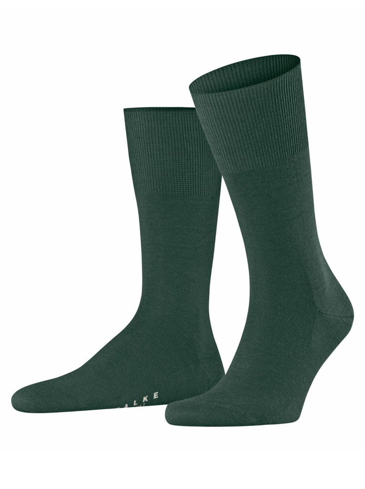 Falke Airport sokken-54% polyamide, 46% wol-HEREN ONDER- EN BADMODE-Groen