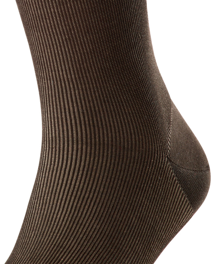 FALKE Fine Shadow Heren Sokken – Bruin-80% katoen, 20% polyamide-HEREN ONDERMODE-Bruin