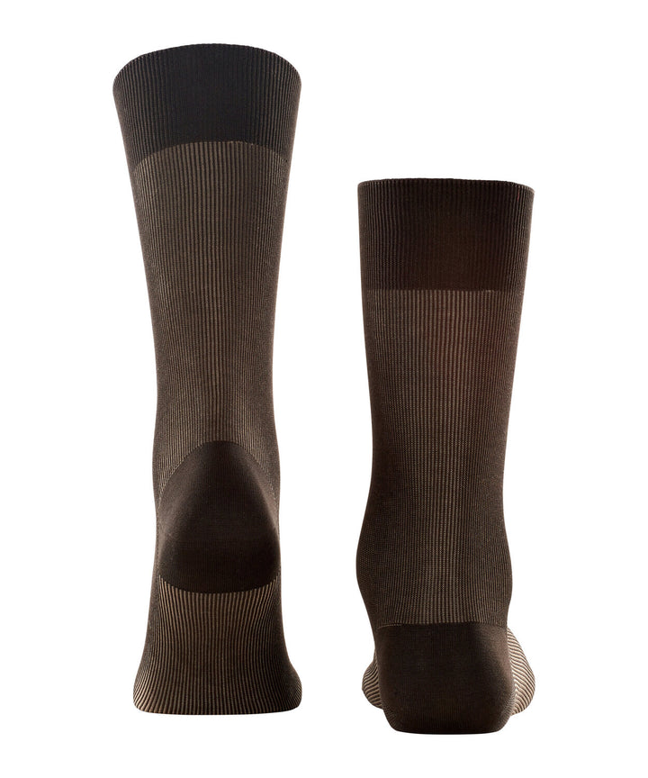 FALKE Fine Shadow Heren Sokken – Bruin-80% katoen, 20% polyamide-HEREN ONDERMODE-Bruin