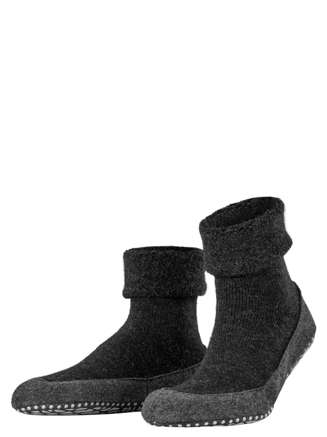 Falke pantoffels Cosyshoe-HEREN ONDER- EN BADMODE-Antraciet