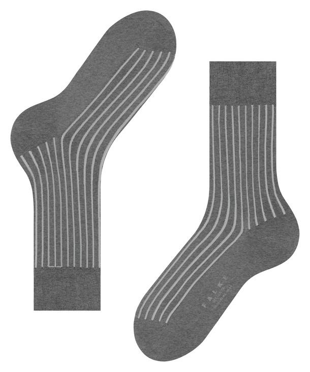 Falke Shadow sokken-94% katoen, 6% polyamide-HEREN ONDER- EN BADMODE-Grijs