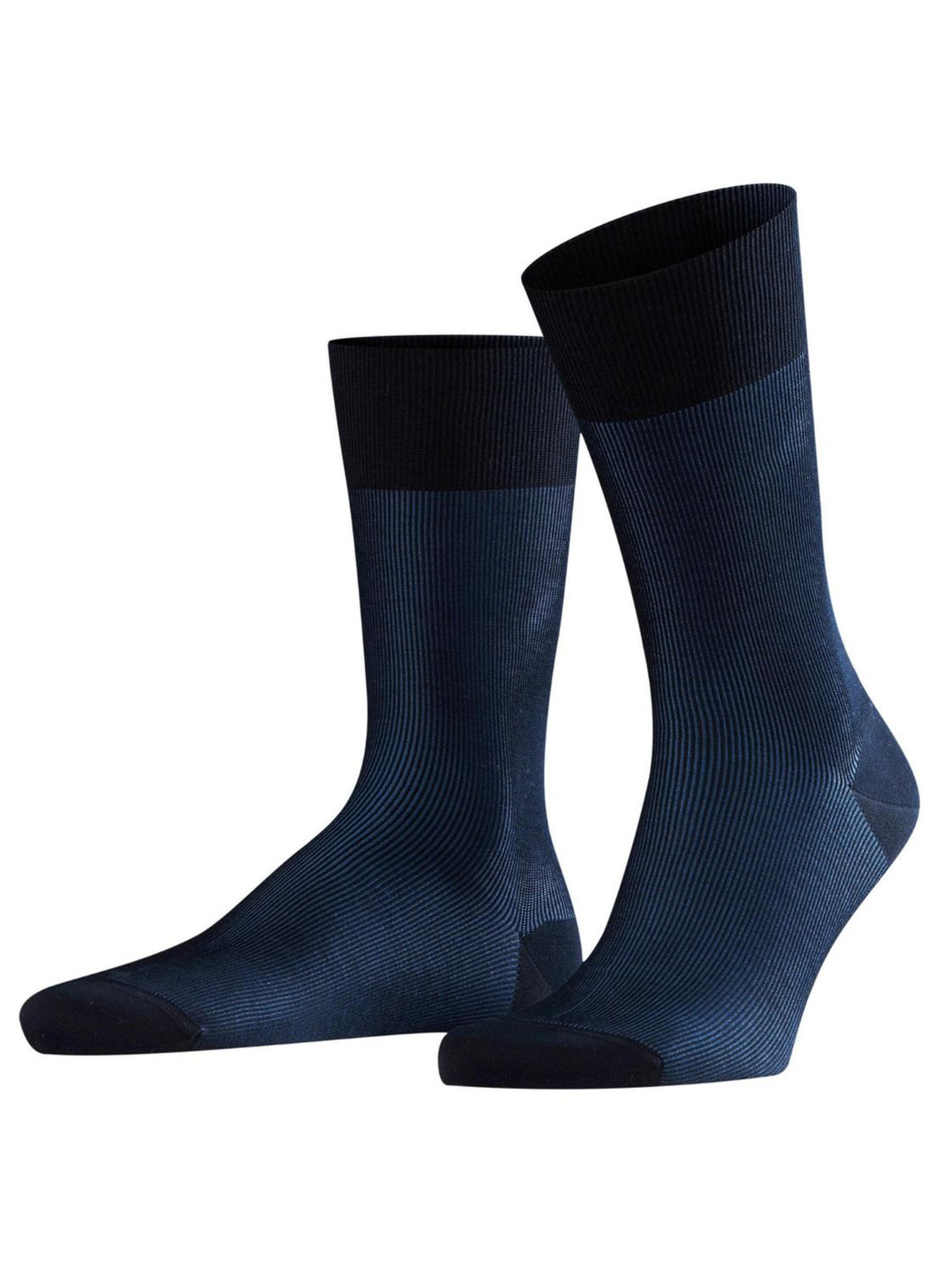 Falke sokken fine shadow-80% Katoen, 20% Polyamide-HEREN ONDER- EN BADMODE-Blauw