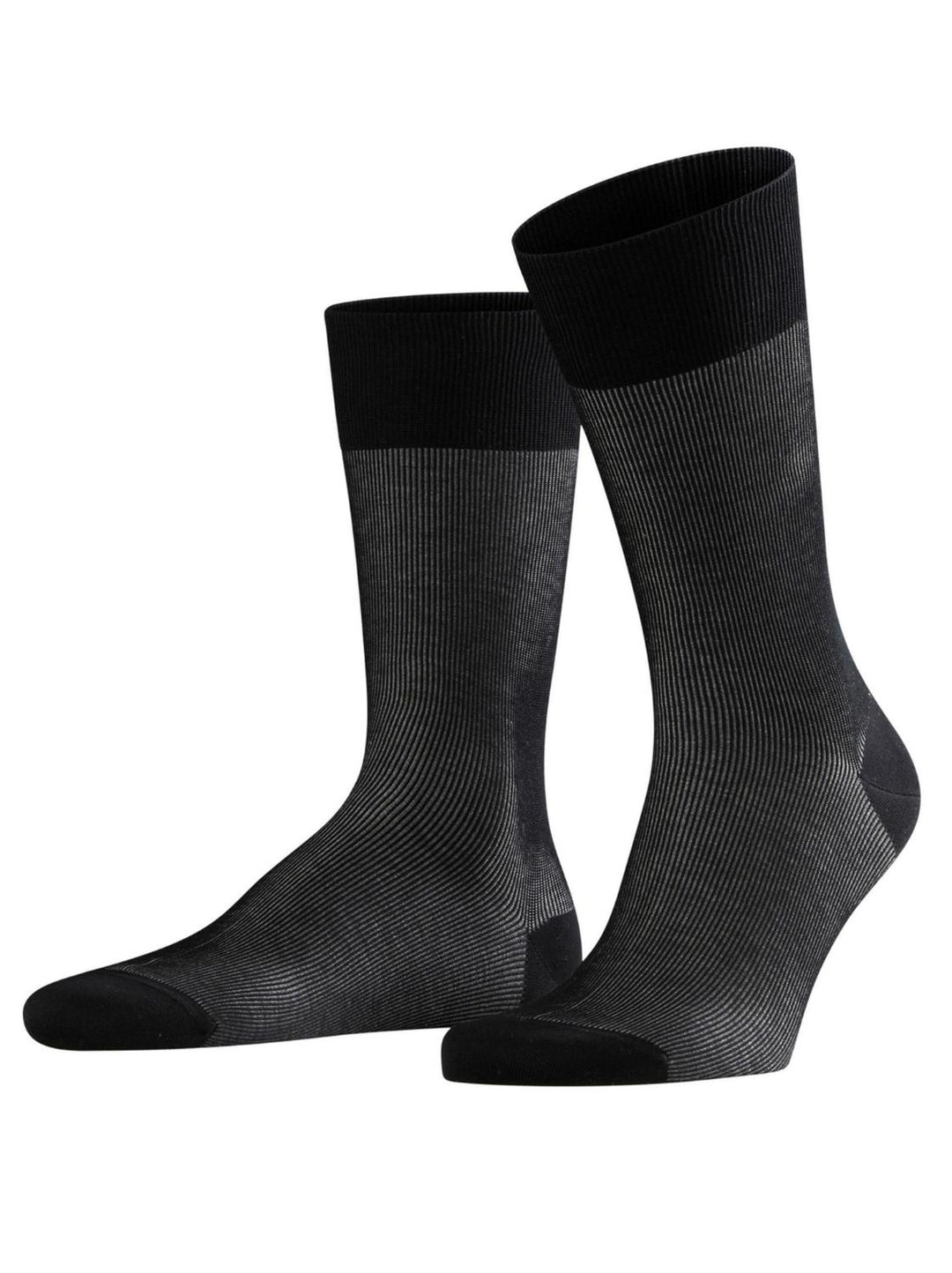 Falke sokken fine shadow-80% katoen<br />20% polyamide-HEREN ONDER- EN BADMODE-Zwart