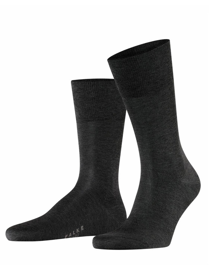 Falke sokken Tiago-54% polyamide, 46% wol-HEREN ONDER- EN BADMODE-Grijs