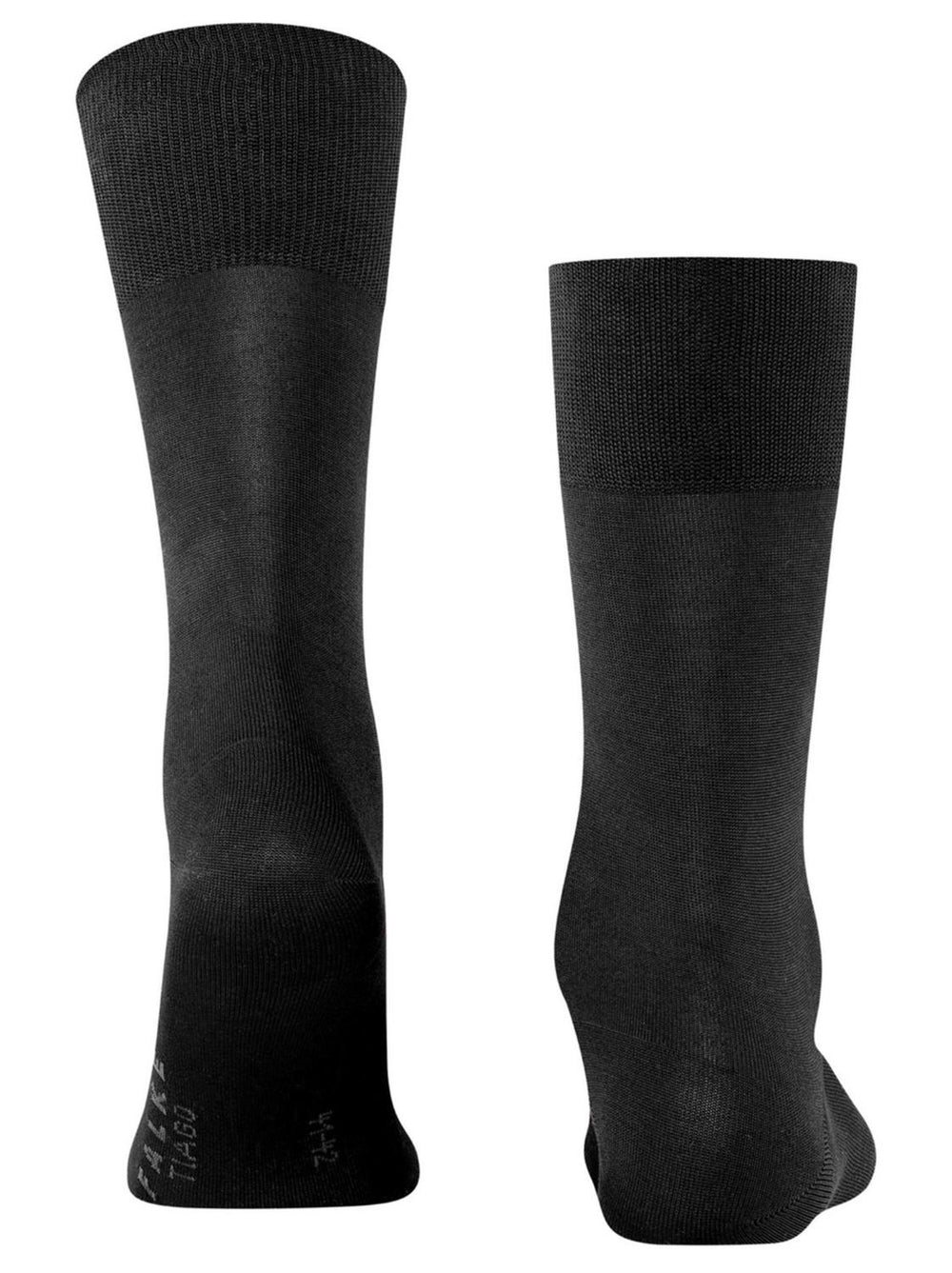 Falke Tiago sokken-93% katoen, 5% polyamide, 2% elastaan-HEREN ONDER- EN BADMODE-Zwart