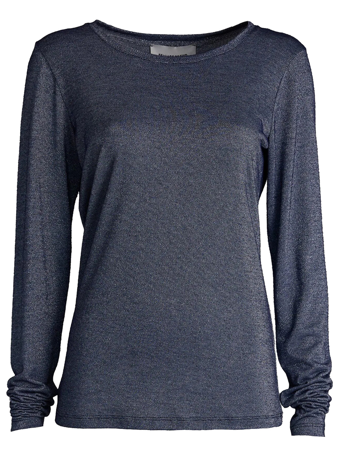 Femmes Du Sud Candice Top – Navy-67% Viscose | 14% Polyester | 14% Polyamide | 5% Elasthan-DAMES TOPS & BLOUSES-Blauw