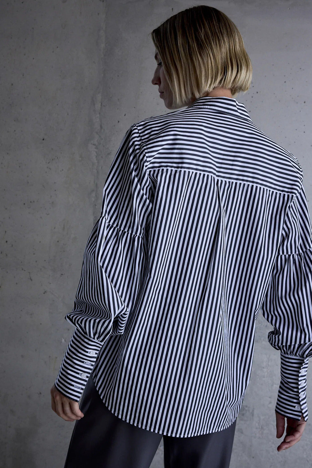 Femmes du Sud Marceline Blouse – Zwart-100% katoen-DAMES TOPS & BLOUSES-Zwart