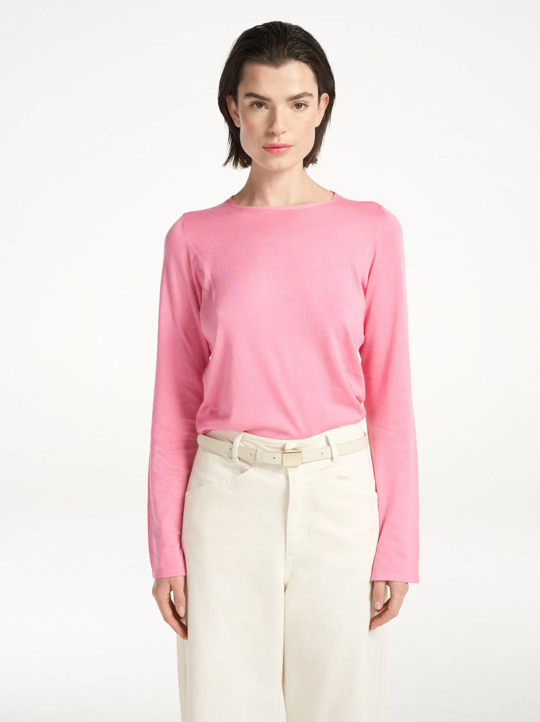 Femmes du Sud pullover bebe bright pink-60% katoen, 40% Rayon Viscose-DAMES TRUIEN & VESTEN-Roze