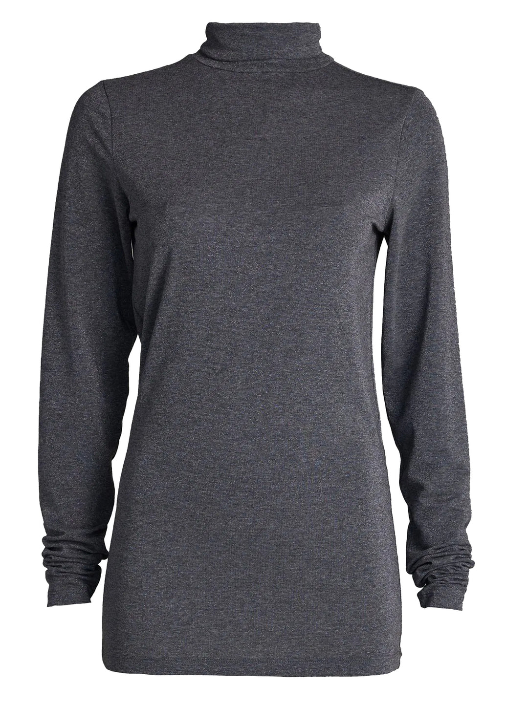 Femmes Du Sud Top Lola – Zilver-70& viscose, 13% polyamide, 13% polyester, 4% elastaan-DAMES TOPS & BLOUSES-Zilver