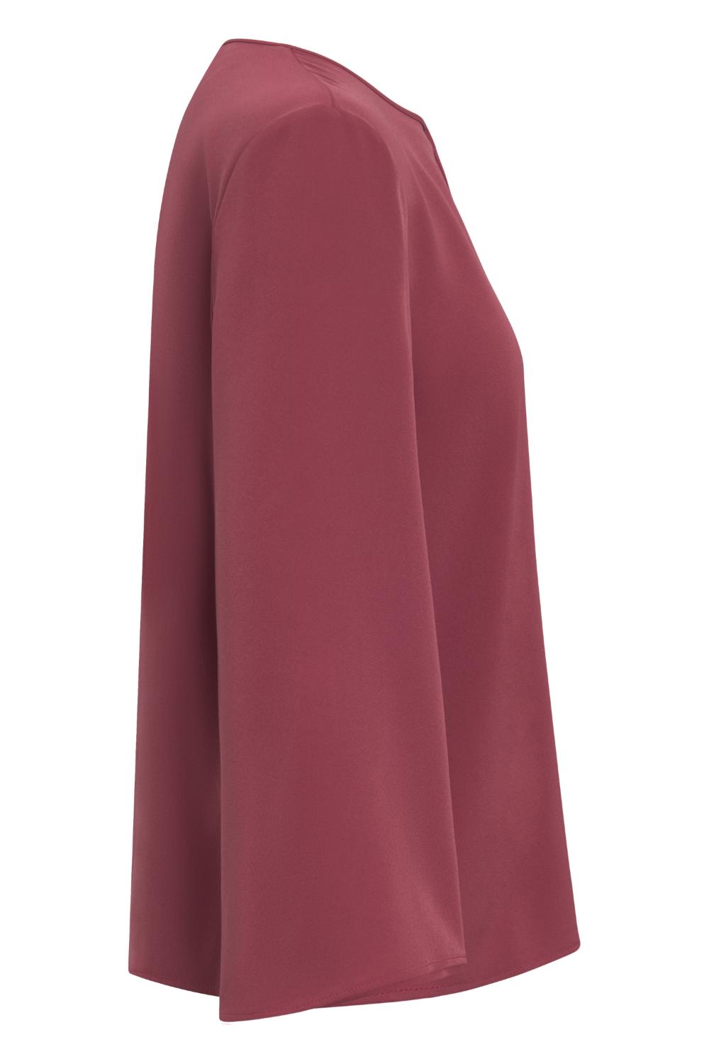 FFC blouse-98% polyester, 2% elasthaan-DAMES TOPS & BLOUSES-Rood