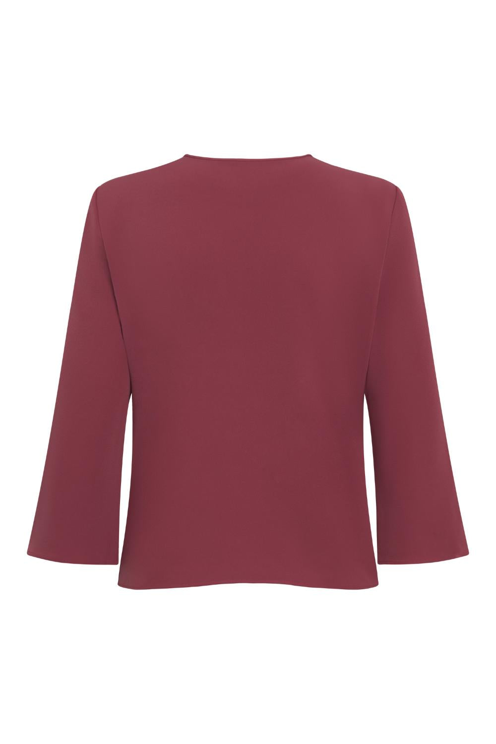 FFC blouse-98% polyester, 2% elasthaan-DAMES TOPS & BLOUSES-Rood