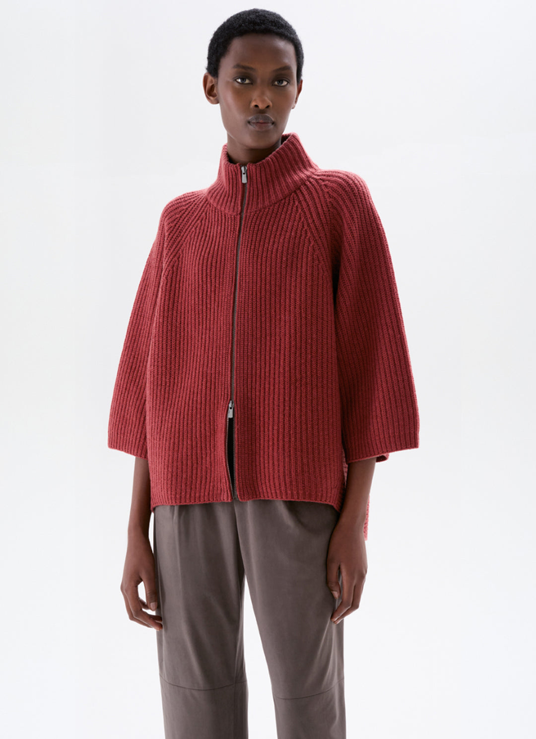 FFC Coltrui‑Vest – Rood-100% wol-DAMES TRUIEN & VESTEN-Rood