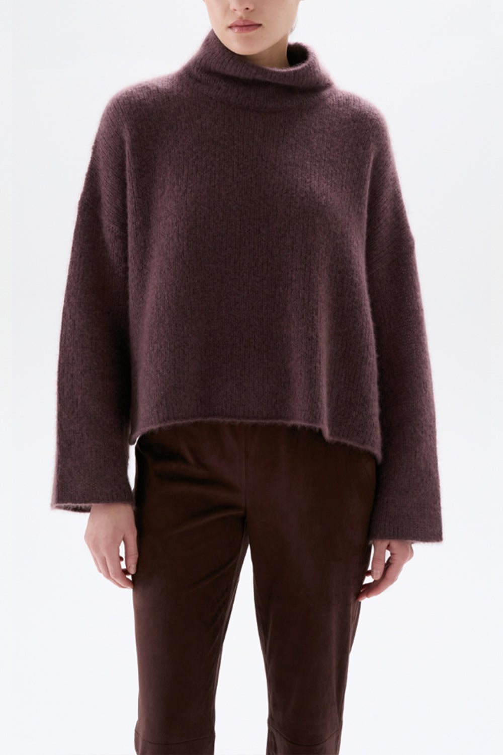 FFC Fluffy Coltrui – Bruin-63% cashmere, 37% katoen-DAMES TRUIEN & VESTEN-Bruin