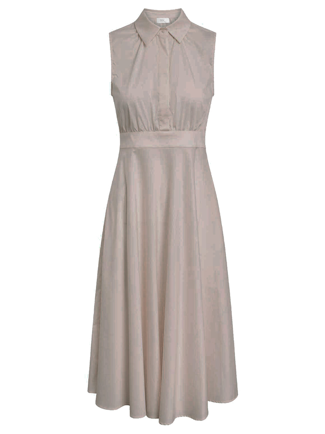 FFC jurk-74% Katoen<br />23% Polyamide <br />3% Elastaan-DAMES JURKEN-Bruin