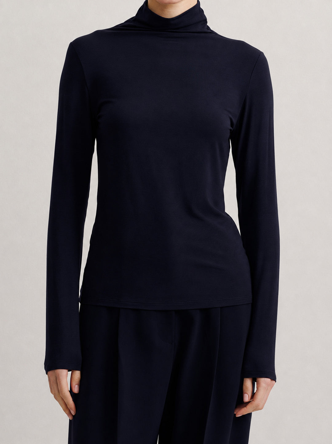 FFC Longsleeve – Blauw-95% modaal, 5% elastaan-DAMES TOPS & BLOUSES-Blauw