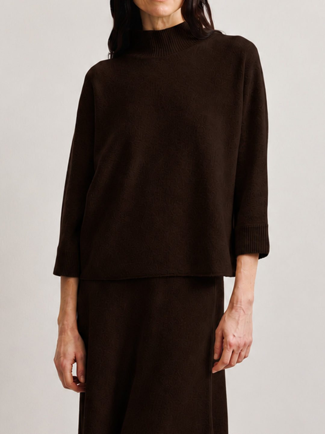 FFC Trui – Bruin-70% wol, 30% kasjmier-DAMES TRUIEN & VESTEN-Bruin