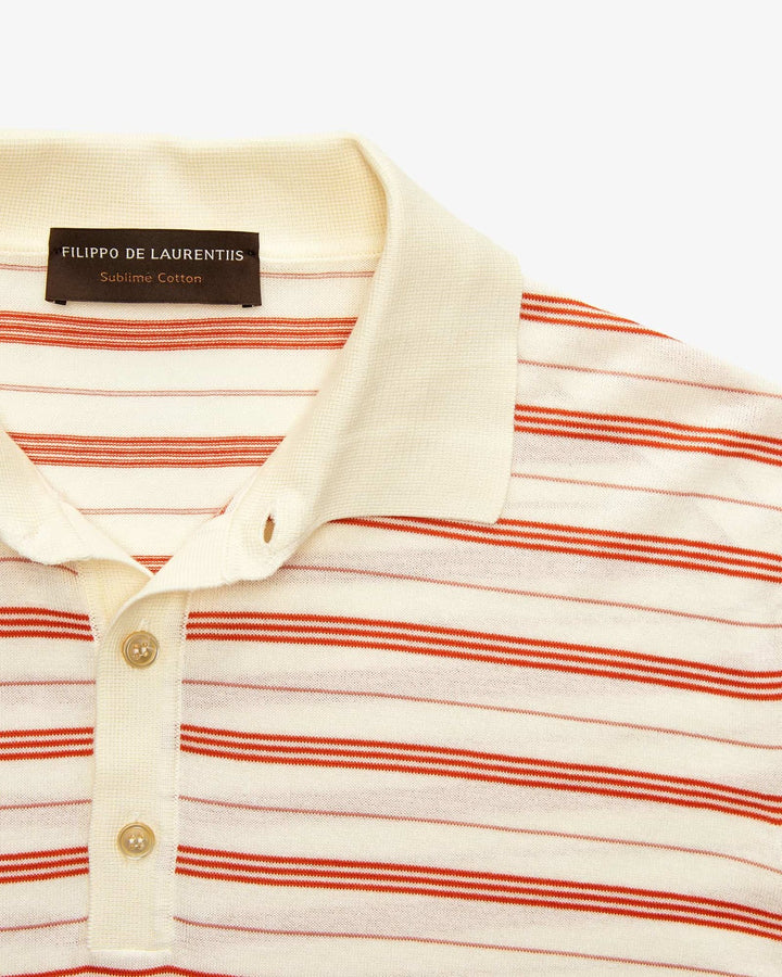 Filippo de Laurentiis Polo – Rood-100% katoen-HEREN POLO'S & T-SHIRTS-Rood