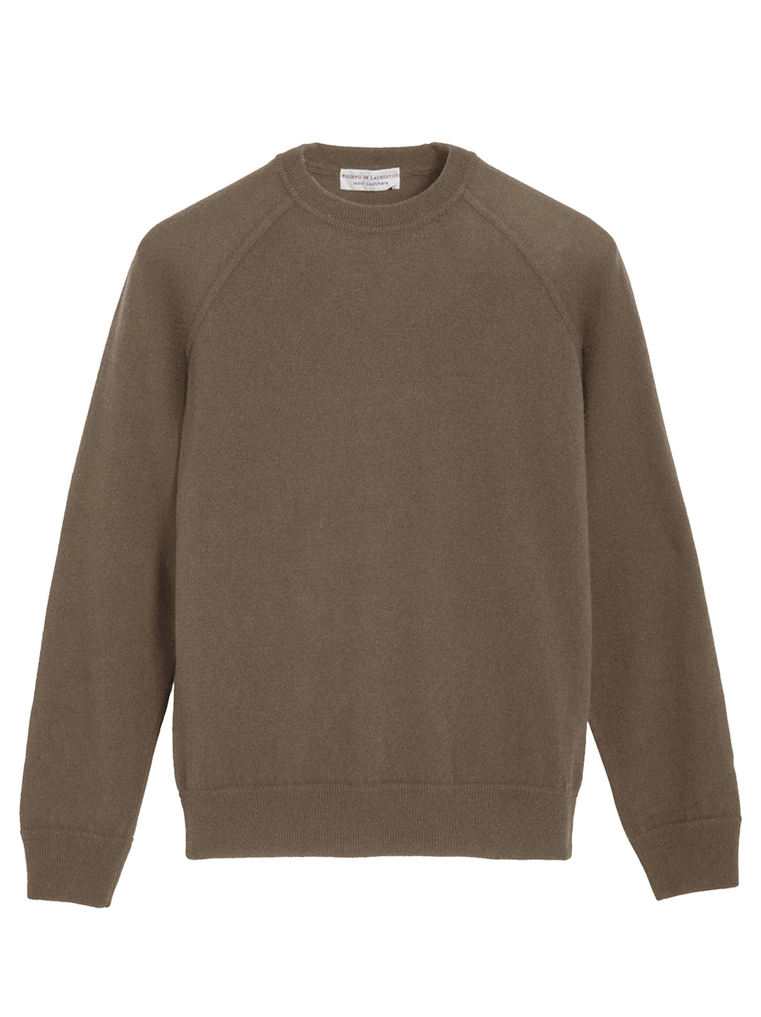 Filippo de Laurentiis Trui Wool Cashmere – Bruin-90% merino wol, 10% cashmere-HEREN TRUIEN & VESTEN-Bruin