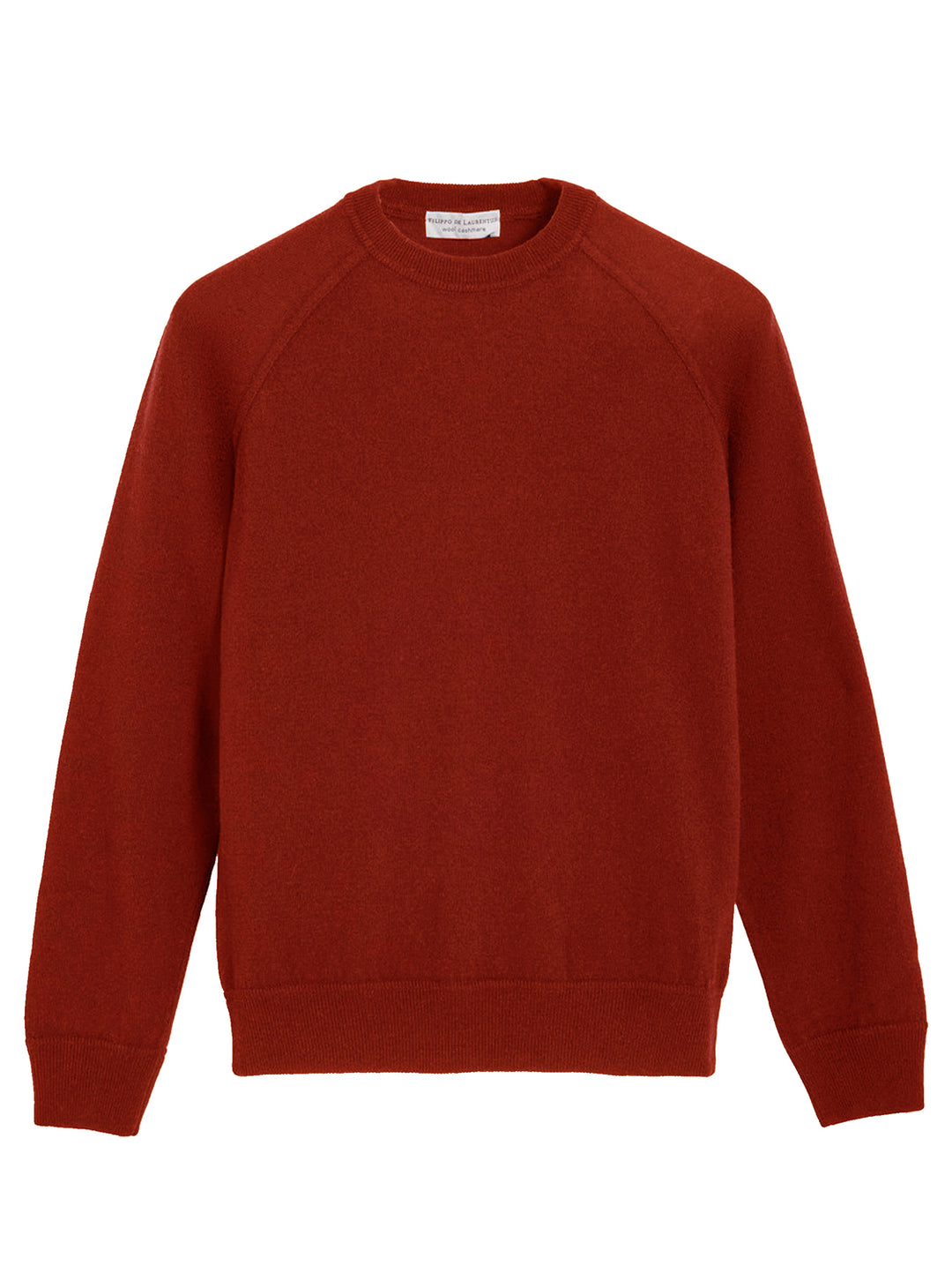 Filippo de Laurentiis Trui Wool Cashmere – Oranje -90% merino wol, 10% cashmere-HEREN TRUIEN & VESTEN-Oranje