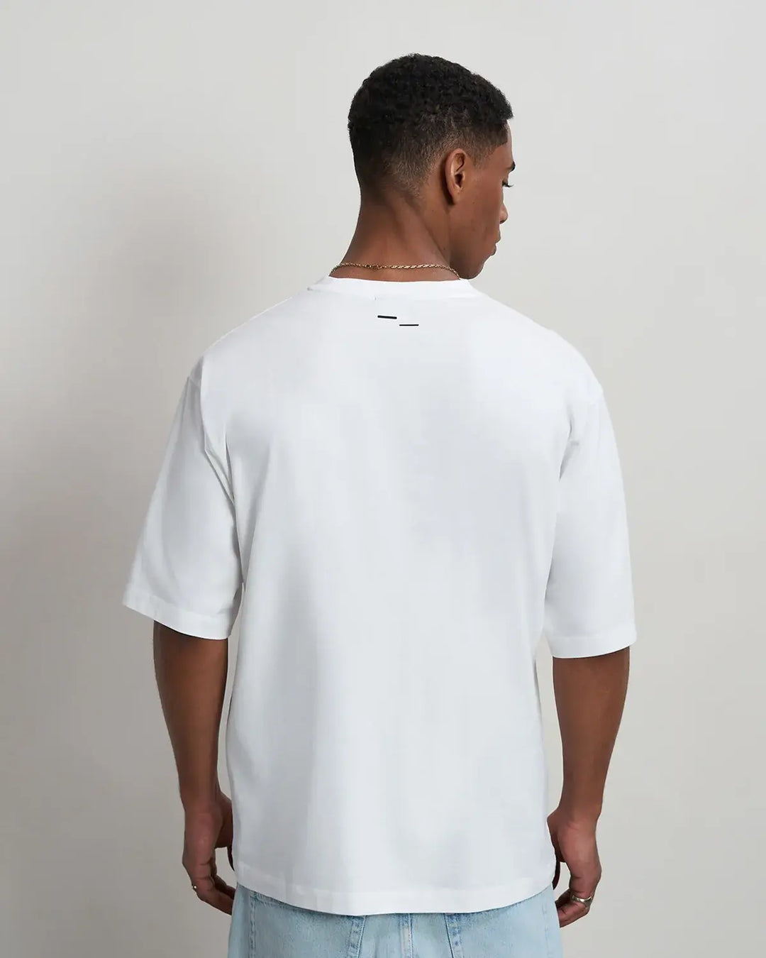 Filling Pieces Boxy T-shirt – Wit-100% katoen-HEREN POLO'S & T-SHIRTS-Wit