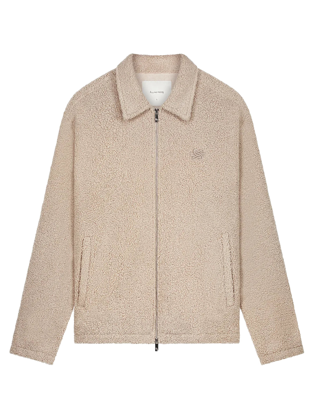 Filling Pieces Coach Jacket Sherpa – Beige-100% polyester-HEREN JASSEN & JACKS-Beige